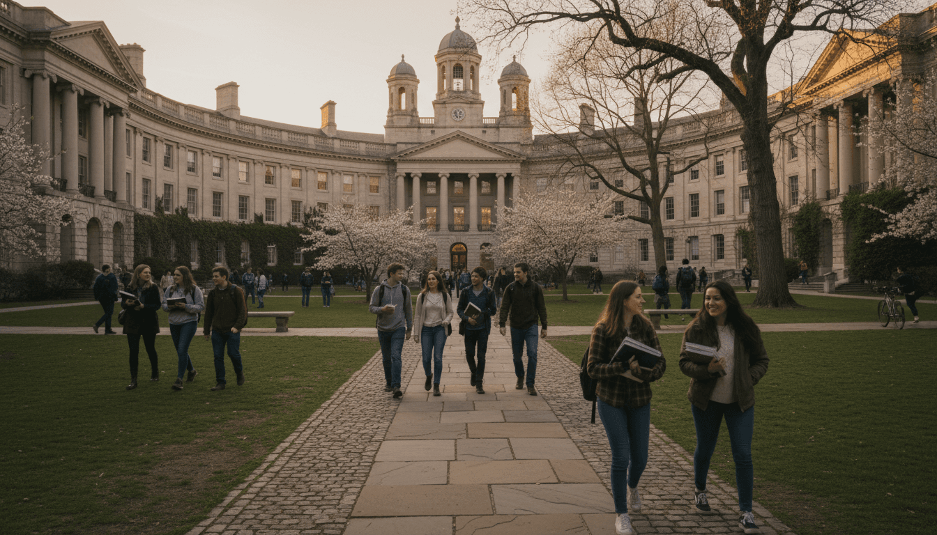 Minervia campus courtyard